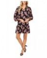 Floral-Print Ruffled Dress Rich Black $41.51 Dresses