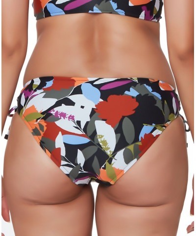 Printed Side-Shirred Hipster Bottoms Olive Multi $11.04 Swimsuits