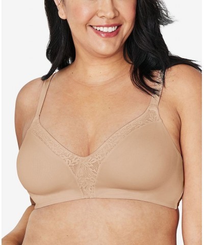 Secrets Women's Ultra-Soft ComfortFlex Fit Convertible Wirefree Bra US4832 Tan/Beige $15.95 Bras