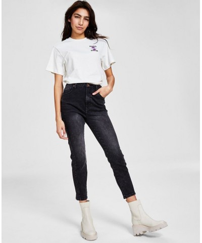 Women's Vintage-Logo Crewneck Relaxed T-Shirt White $39.96 Tops