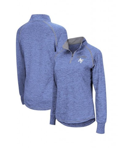 Women's Royal Air Force Falcons Bikram Quarter-Zip Pullover Jacket Blue $29.14 Jackets