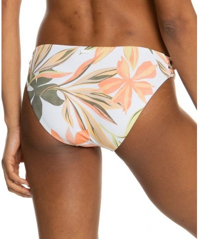 Juniors' Printed Beach Classics Hipster Bottoms Bright White Subtly Salty Flat $26.10 Swimsuits