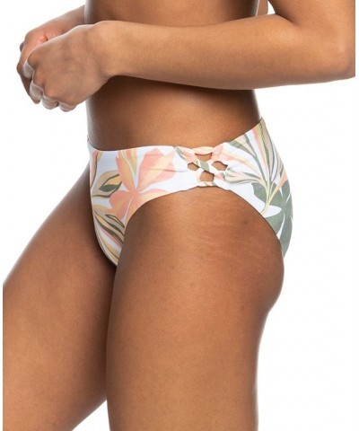 Juniors' Printed Beach Classics Hipster Bottoms Bright White Subtly Salty Flat $26.10 Swimsuits