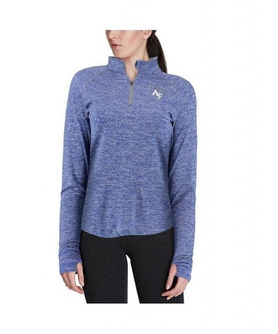 Women's Royal Air Force Falcons Bikram Quarter-Zip Pullover Jacket Blue $29.14 Jackets