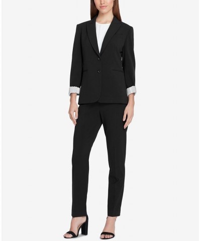 Notched Two-Button Blazer Black $51.43 Jackets