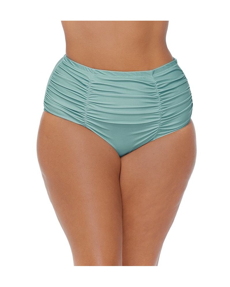 Plus Size Korakia Rimini Tankini Top & Matching Bottoms Green $34.20 Swimsuits