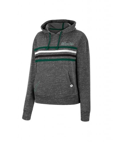 Women's Charcoal Michigan State Spartans Backstage Speckled Pullover Hoodie Charcoal $33.00 Sweatshirts