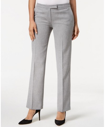 Tab-Waist Modern Dress Pants Regular & Petite Sizes Gray $44.50 Pants