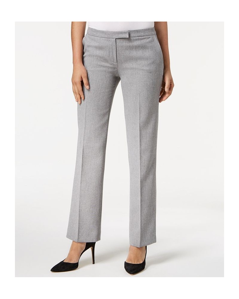 Tab-Waist Modern Dress Pants Regular & Petite Sizes Gray $44.50 Pants