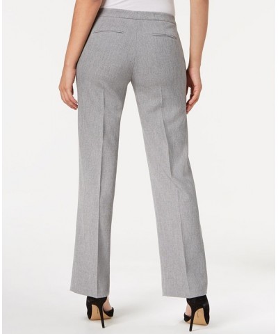 Tab-Waist Modern Dress Pants Regular & Petite Sizes Gray $44.50 Pants