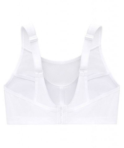 Women's Plus Size Sport No-Bounce Camisole Bra White $23.92 Bras