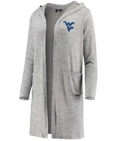 Women's Heathered Gray West Virginia Mountaineers Cuddle Soft Duster Tri-Blend Hooded Cardigan Heathered Gray $27.95 Sweaters