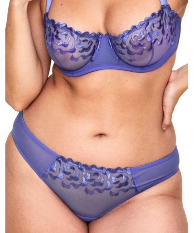 Tiana Women's Plus-Size Bikini Panty Purple $12.97 Panty