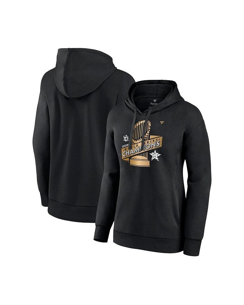 Women's Branded Black Houston Astros 2022 World Series Champions Parade Pullover Hoodie Black $38.70 Sweatshirts