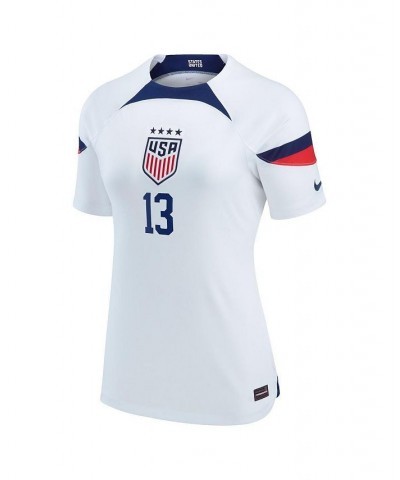 Women's Alex Morgan White USWNT 2022/23 Home Breathe Stadium Replica Player Jersey White $44.80 Jersey