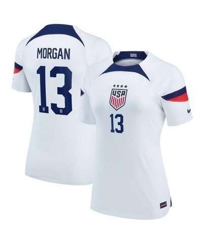 Women's Alex Morgan White USWNT 2022/23 Home Breathe Stadium Replica Player Jersey White $44.80 Jersey