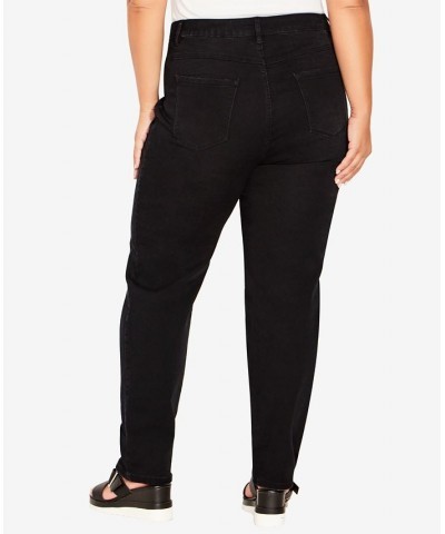 Plus Size Butter Denim Straight Jeans Black $34.30 Jeans