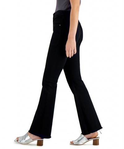 Juniors' High Rise Flare Jeans Black $12.40 Jeans