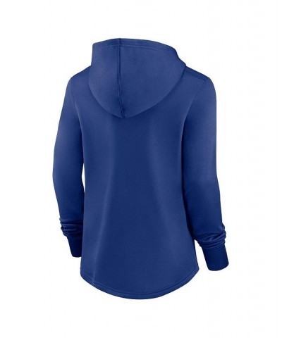 Women's Royal New York Mets Authentic Collection Pregame Performance Pullover Hoodie Royal $41.80 Sweatshirts