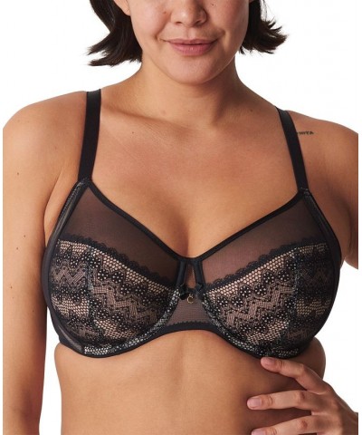 Women's Revele Moi Perfect Fit Underwire Bra 1571 Online Only Black $32.03 Bras