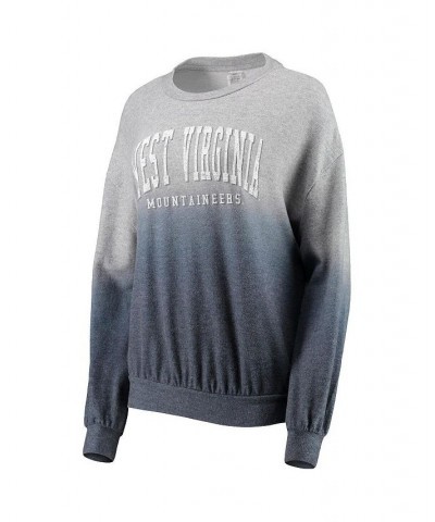 Women's Navy and Gray West Virginia Mountaineers Slow Fade Hacci Ombre Pullover Sweatshirt Navy, Gray $31.85 Sweatshirts