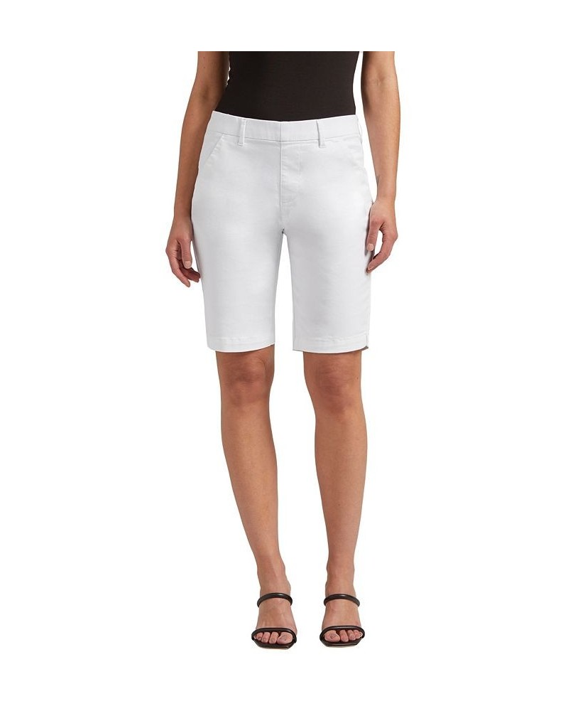 Women's Maddie Mid Rise 10" Shorts White $25.60 Shorts