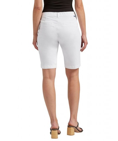 Women's Maddie Mid Rise 10" Shorts White $25.60 Shorts