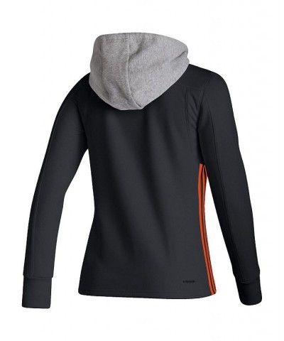 Women's Black Philadelphia Flyers Skate Lace AEROREADY Pullover Hoodie Black $46.20 Sweatshirts