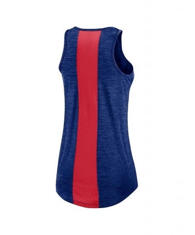 Women's Royal Chicago Cubs Right Mix High Neck Tank Top Royal $22.50 Tops