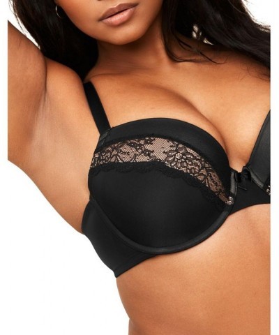 Andrelisa Women's Plus-Size Contour Balconette Bra Black $25.83 Bras