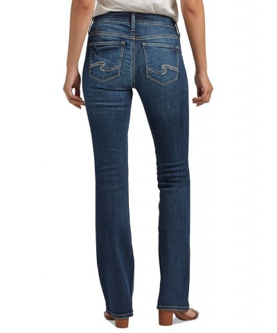 Women's Suki Mid-Rise Slim Bootcut Jeans Indigo $44.00 Jeans