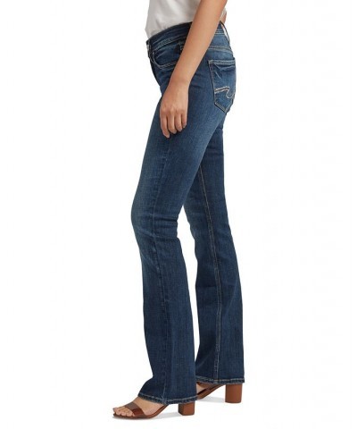 Women's Suki Mid-Rise Slim Bootcut Jeans Indigo $44.00 Jeans