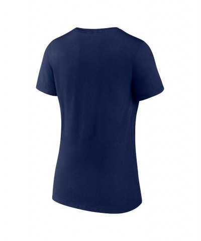 Women's Branded Navy New York Yankees Mother's Day V-Neck T-shirt Navy $22.79 Tops