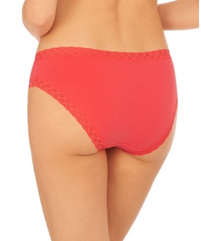 Bliss Lace-Trim Cotton Brief Underwear 156058 Hibiscus $11.66 Underwears