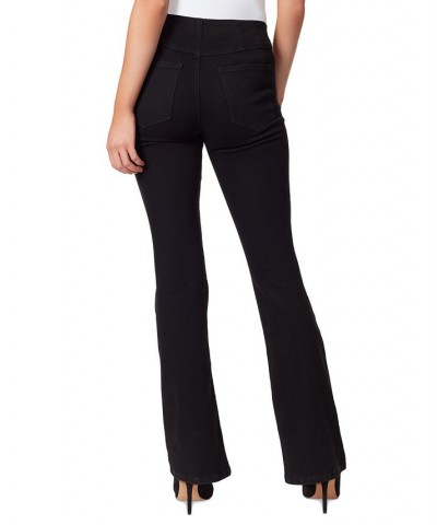 Women's Pull-On Flare Jeans Charcoal $21.89 Jeans