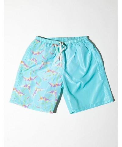 Adult Unisex Regular Size Cabana Trunks Light/Pastel Blue $46.75 Swimsuits