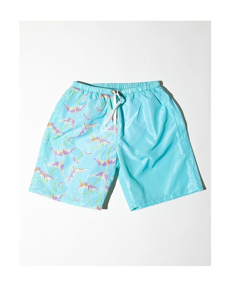 Adult Unisex Regular Size Cabana Trunks Light/Pastel Blue $46.75 Swimsuits