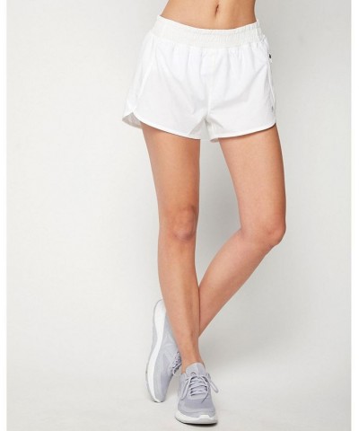 Sonic Running Shorts Lined for Women White $34.00 Shorts