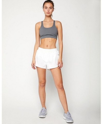 Sonic Running Shorts Lined for Women White $34.00 Shorts