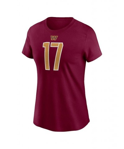 Women's Terry McLaurin Burgundy Washington Commanders Player Name and Number T-shirt Burgundy $27.49 Tops