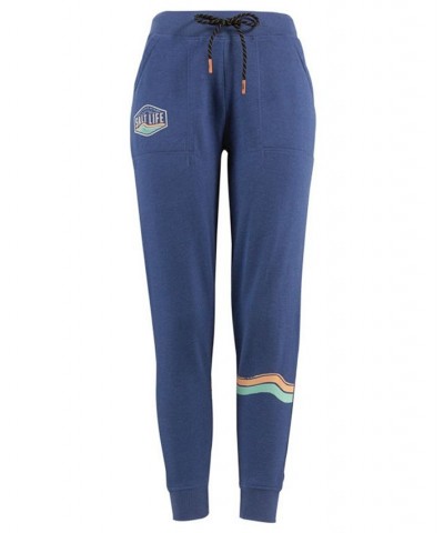 Women's Let It Go Pull-On Graphic Print Lounge Pants Blue $23.98 Pants