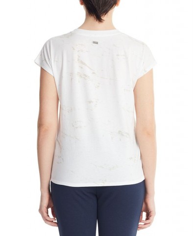 Marc New York Women's Performance Short Sleeve Printed Dolman T-shirt Robin's Egg $21.28 Tops