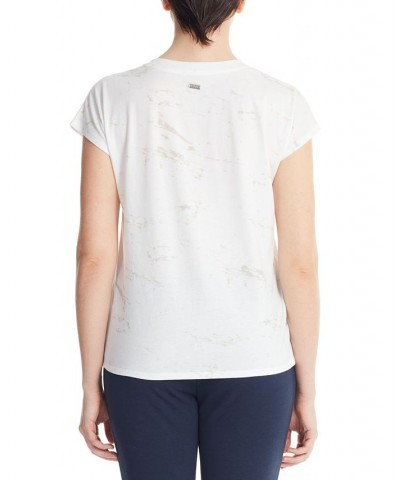 Marc New York Women's Performance Short Sleeve Printed Dolman T-shirt Robin's Egg $21.28 Tops