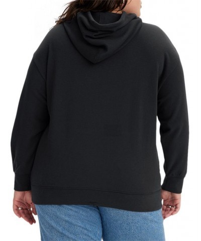 Trendy Plus Size Graphic Standard Fit Hoodie Caviar $24.22 Sweatshirts