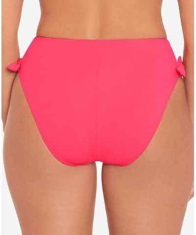 Women's Jelly Beans Flash Bikini Bottoms Pink $35.36 Swimsuits