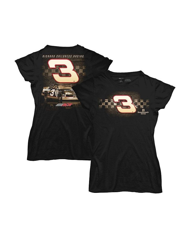 Women's Black Richard Childress Racing Goodwrench T-shirt Black $17.48 Tops