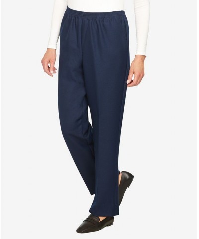 Plus Size Classic Pull-On Straight-Leg Regular Length Pants Blue $24.68 Pants