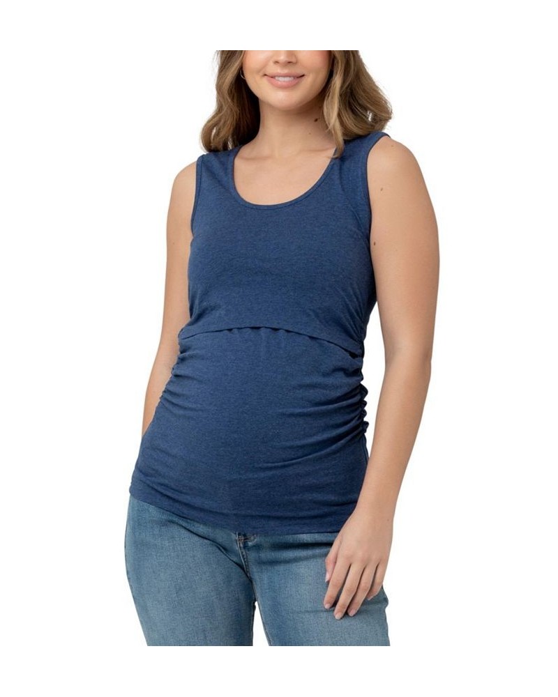 Organic Nursing Tank Denim marle $26.32 Tops