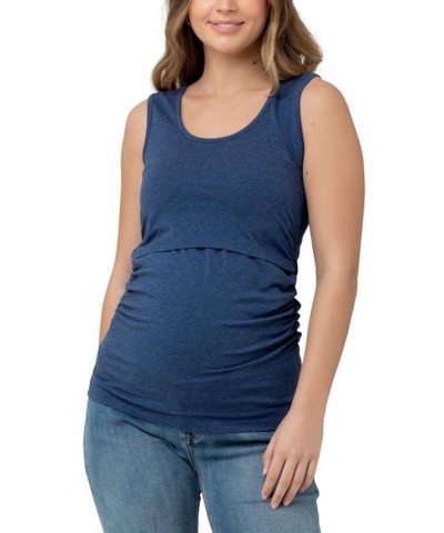 Organic Nursing Tank Denim marle $26.32 Tops