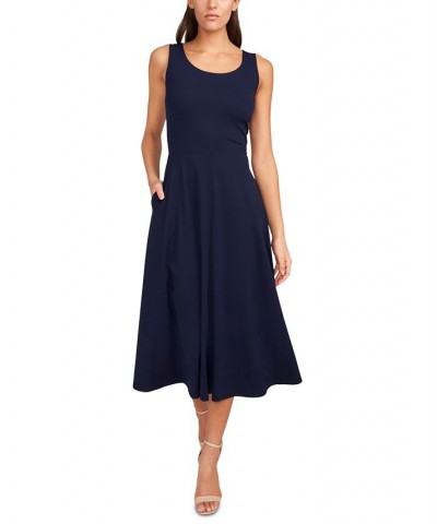 Solid Fit-And-Flare Midi Tank Dress Jbs Navy $21.56 Dresses